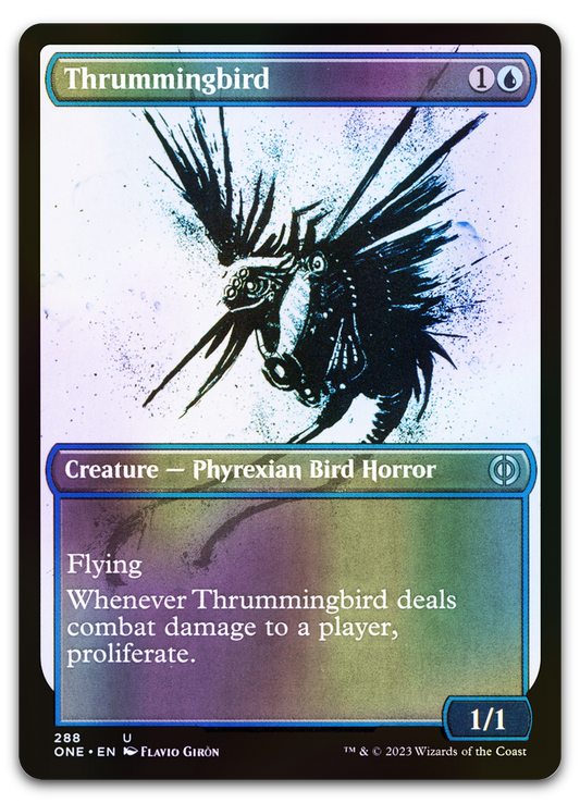 Thrummingbird (Showcase) (Phyrexia: All Will Be One)