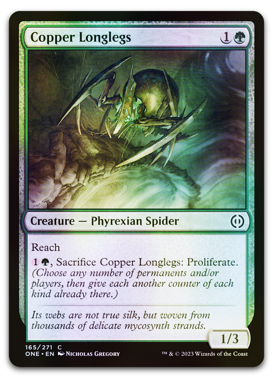 Copper Longlegs (Phyrexia: All Will Be One)