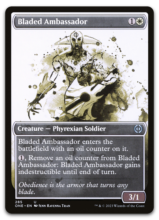 Bladed Ambassador (Showcase) (Phyrexia: All Will Be One)