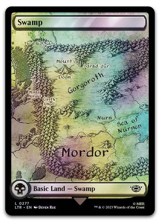 Swamp (0277) (Universes Beyond: The Lord of the Rings: Tales of Middle-earth)
