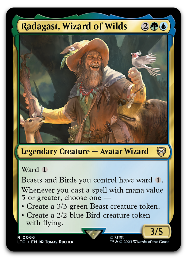 Radagast, Wizard of Wilds (Commander: The Lord of the Rings: Tales of Middle-earth)