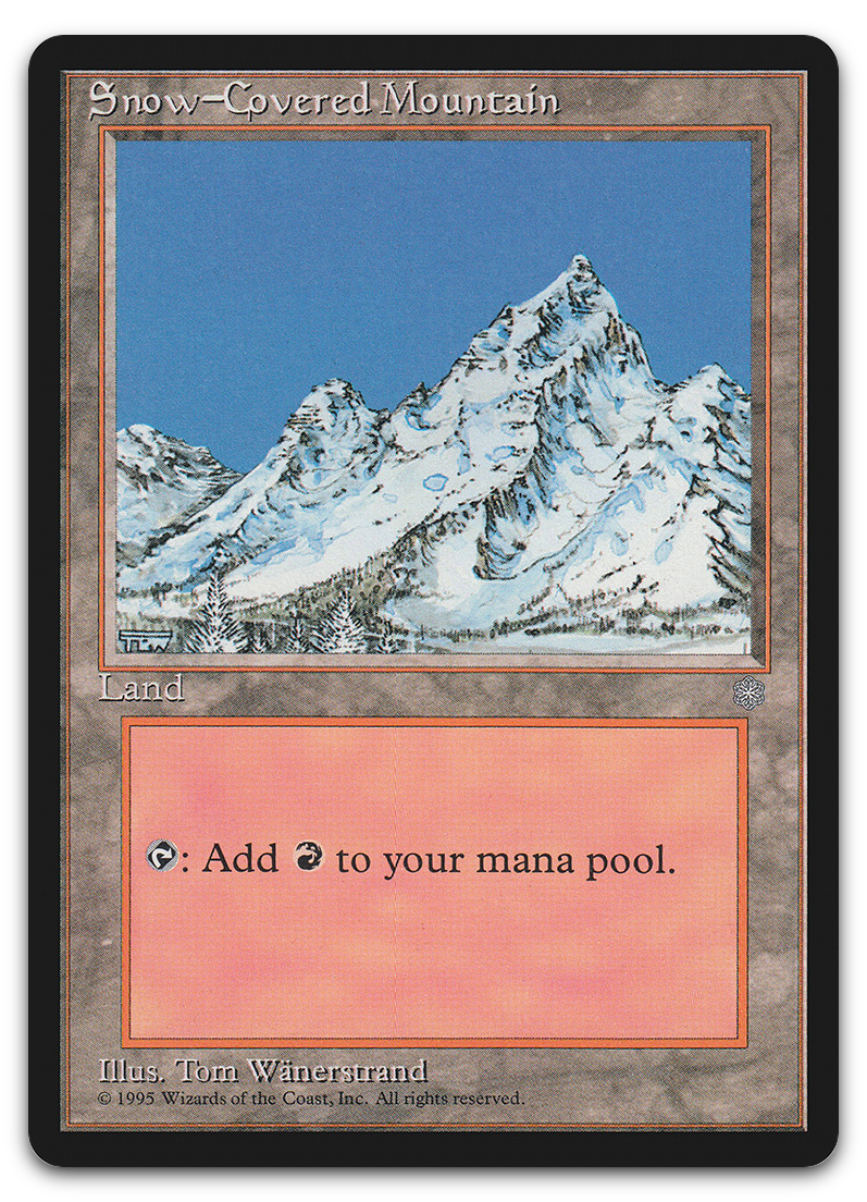 Snow-Covered Mountain (Ice Age)