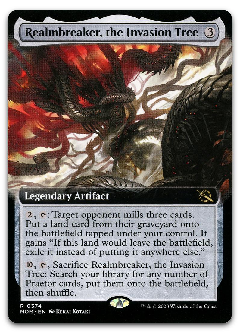 Realmbreaker, the Invasion Tree (Extended Art) (March of the Machine)