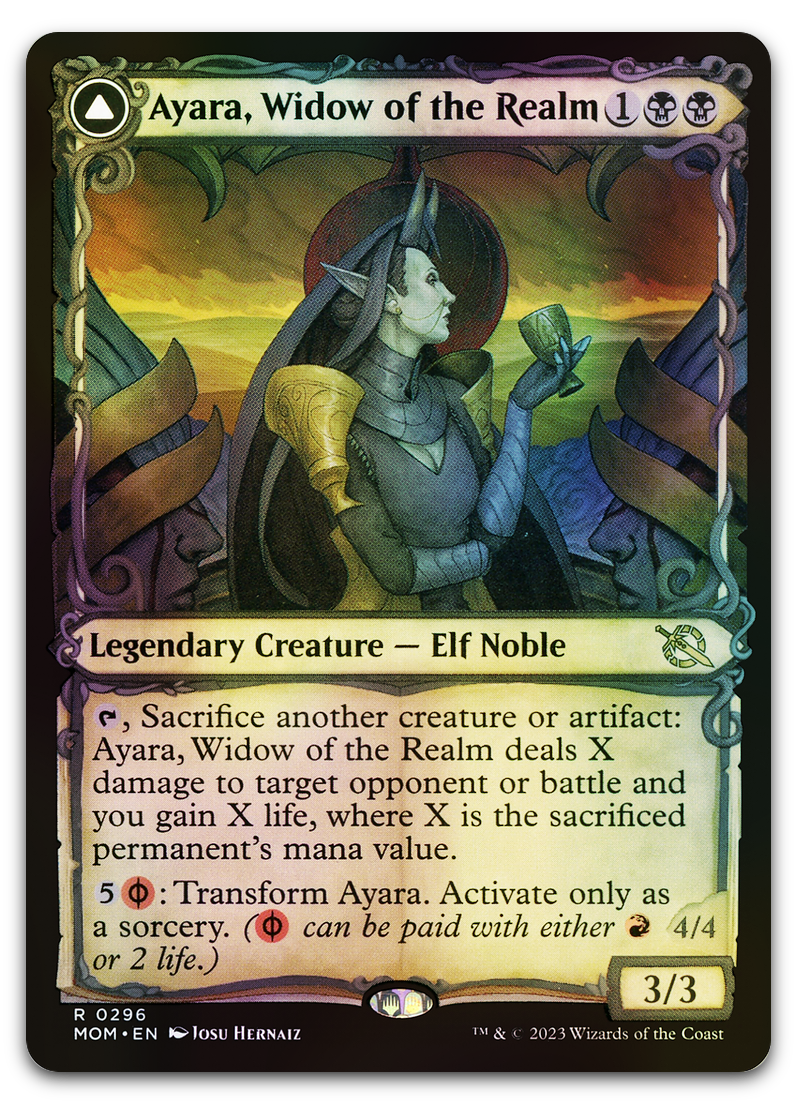 Ayara, Widow of the Realm (Showcase) (March of the Machine)