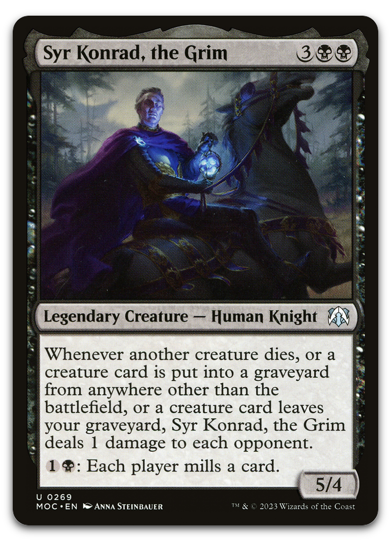 Syr Konrad, the Grim (Commander: March of the Machine)
