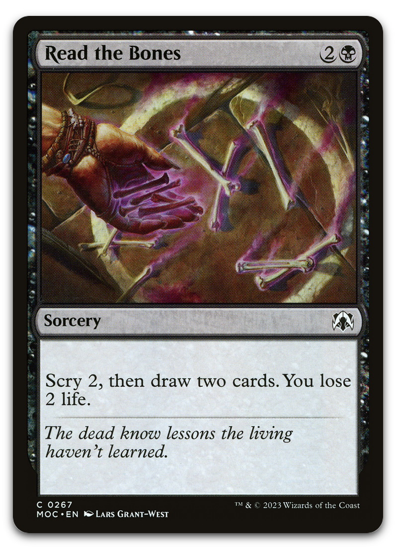 Read the Bones (Commander: March of the Machine)