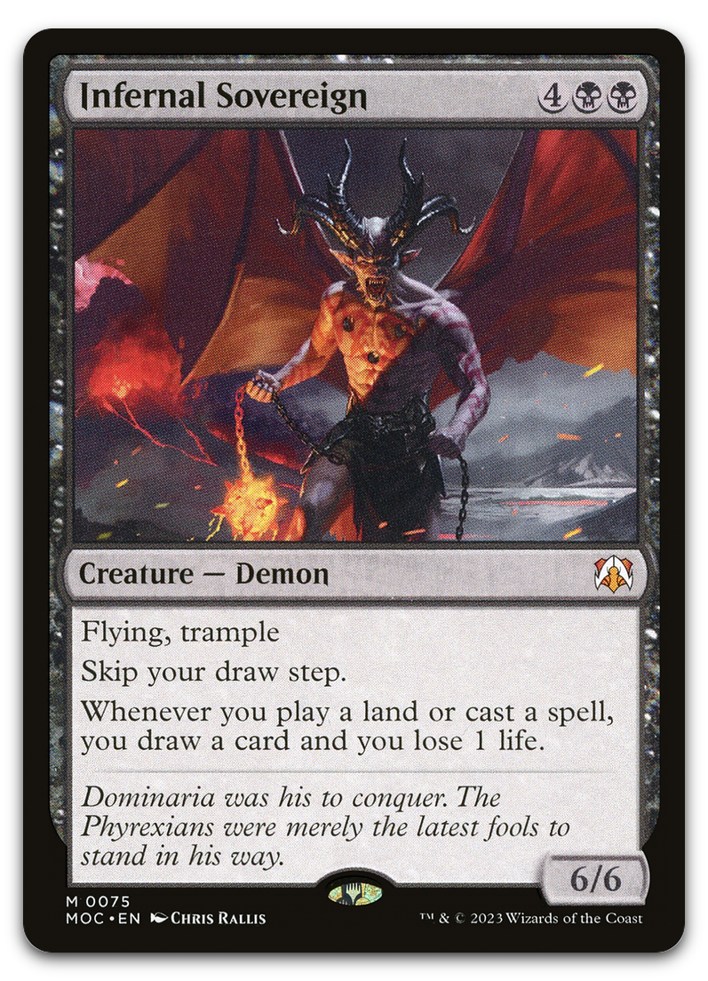 Infernal Sovereign (Commander: March of the Machine)
