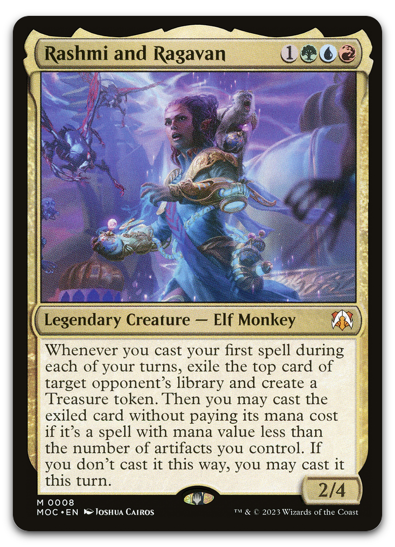 Rashmi and Ragavan (Commander: March of the Machine)