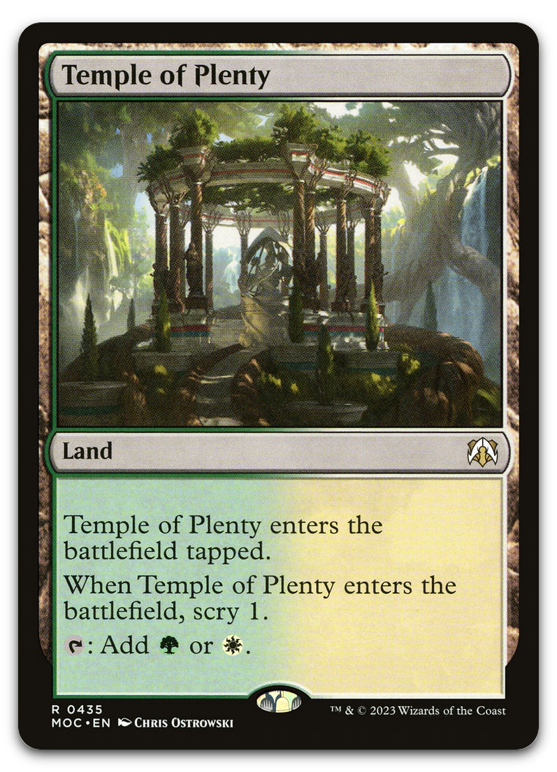 Temple of Plenty (Commander: March of the Machine)