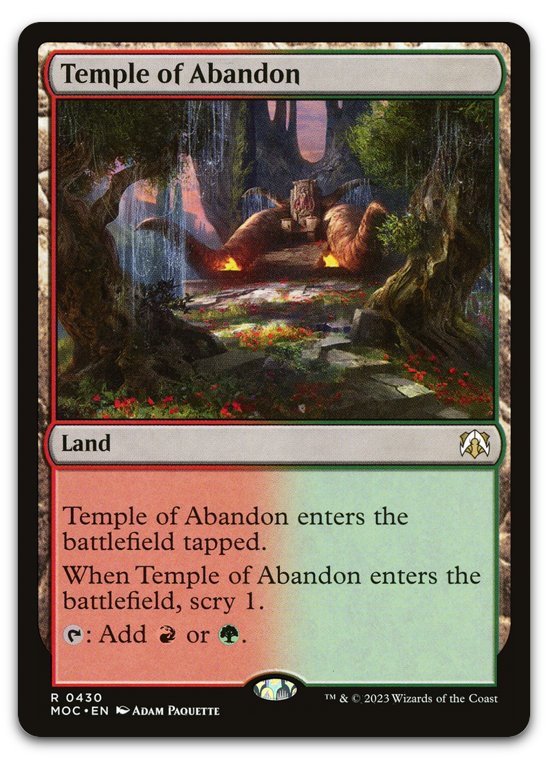 Temple of Abandon (Commander: March of the Machine)