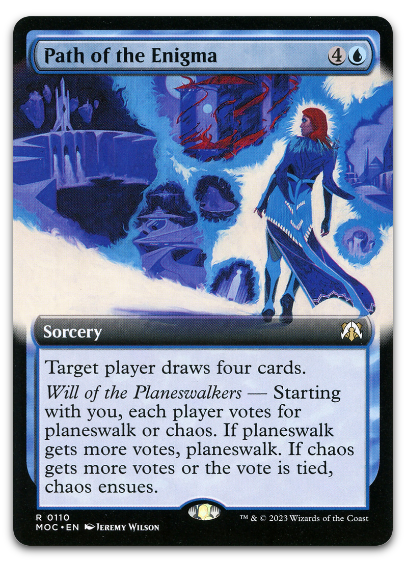 Path of the Enigma (Extended Art) (Commander: March of the Machine)