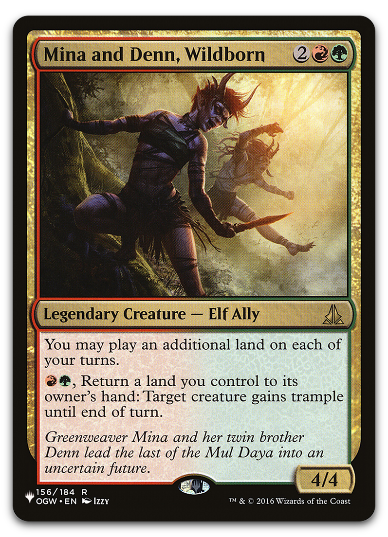 Mina and Denn, Wildborn (The List Reprints)