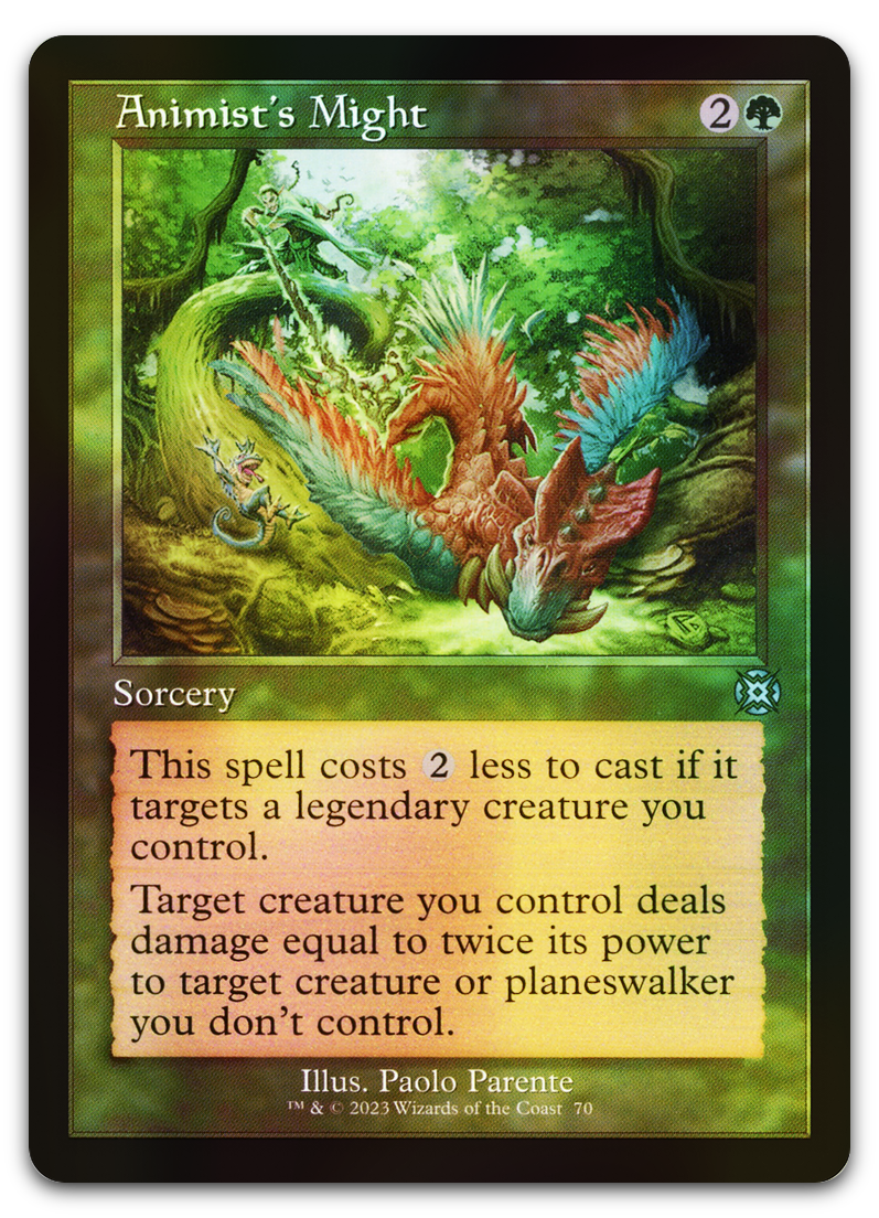 Animist's Might (Retro Frame) (March of the Machine: The Aftermath)