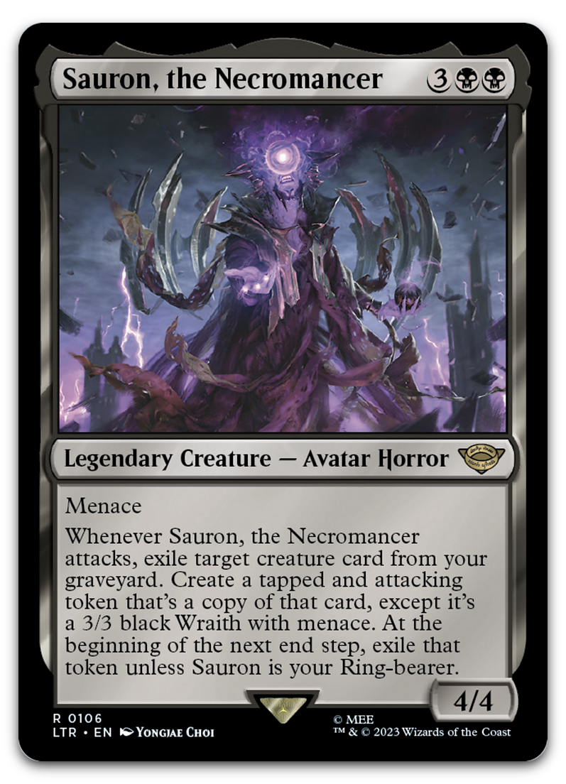 Sauron, the Necromancer (Universes Beyond: The Lord of the Rings: Tales of Middle-earth)