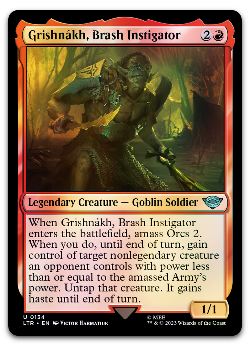 Grishnakh, Brash Instigator (Universes Beyond: The Lord of the Rings: Tales of Middle-earth)