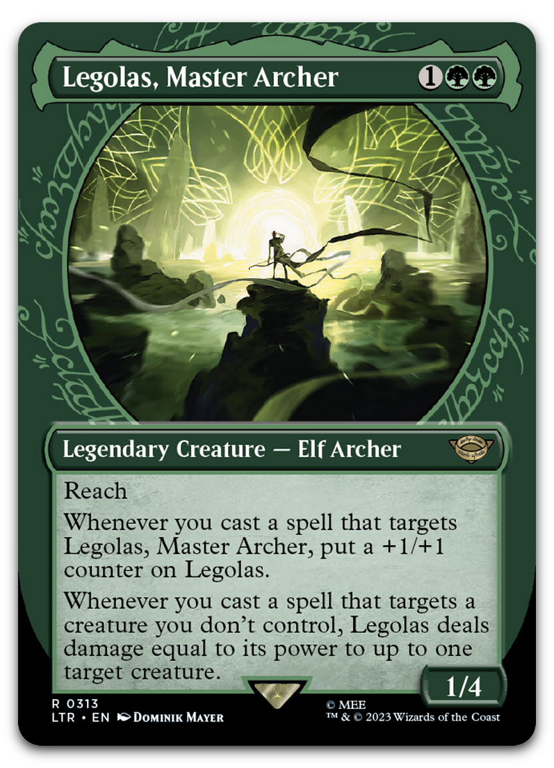 Legolas, Master Archer (Showcase) (Universes Beyond: The Lord of the Rings: Tales of Middle-earth)