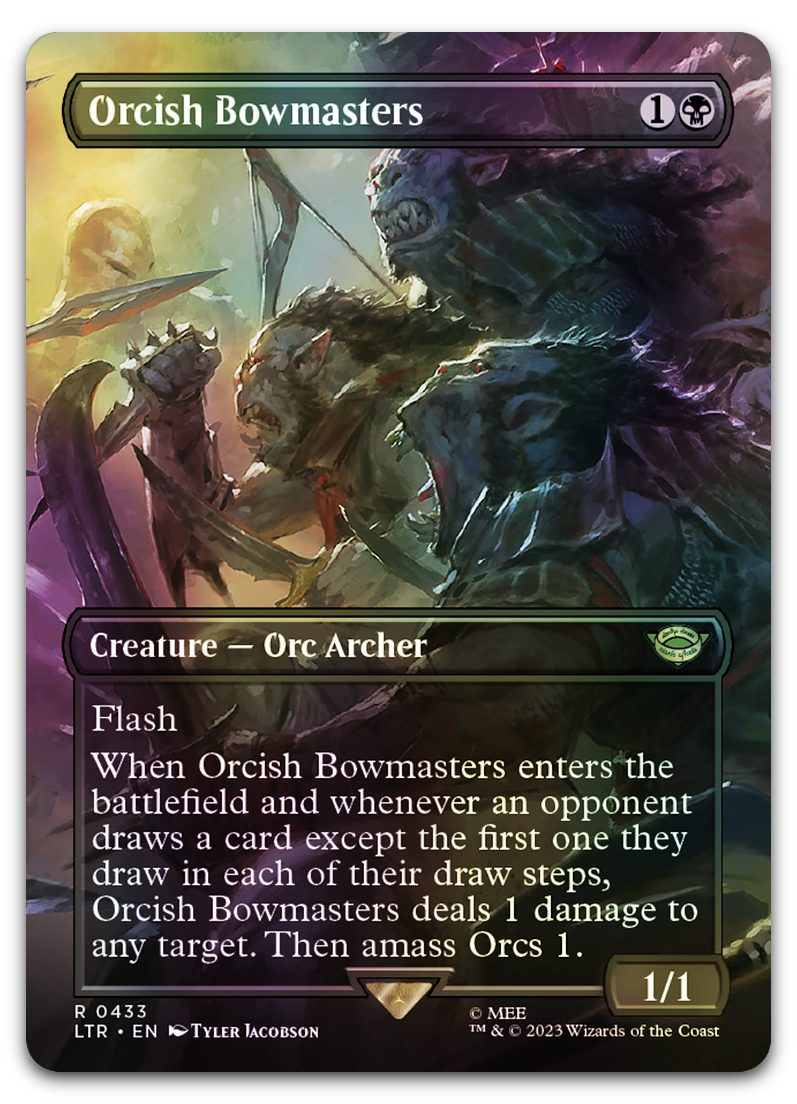 Orcish Bowmasters (Borderless) (Universes Beyond: The Lord of the Rings: Tales of Middle-earth)
