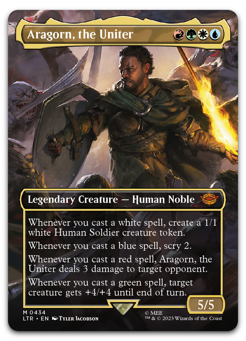 aragorn mtg card Magic: The Gathering's Backlash Is Just Another Racist Trap The Gathering Aragorn, Hornburg Hero Price &