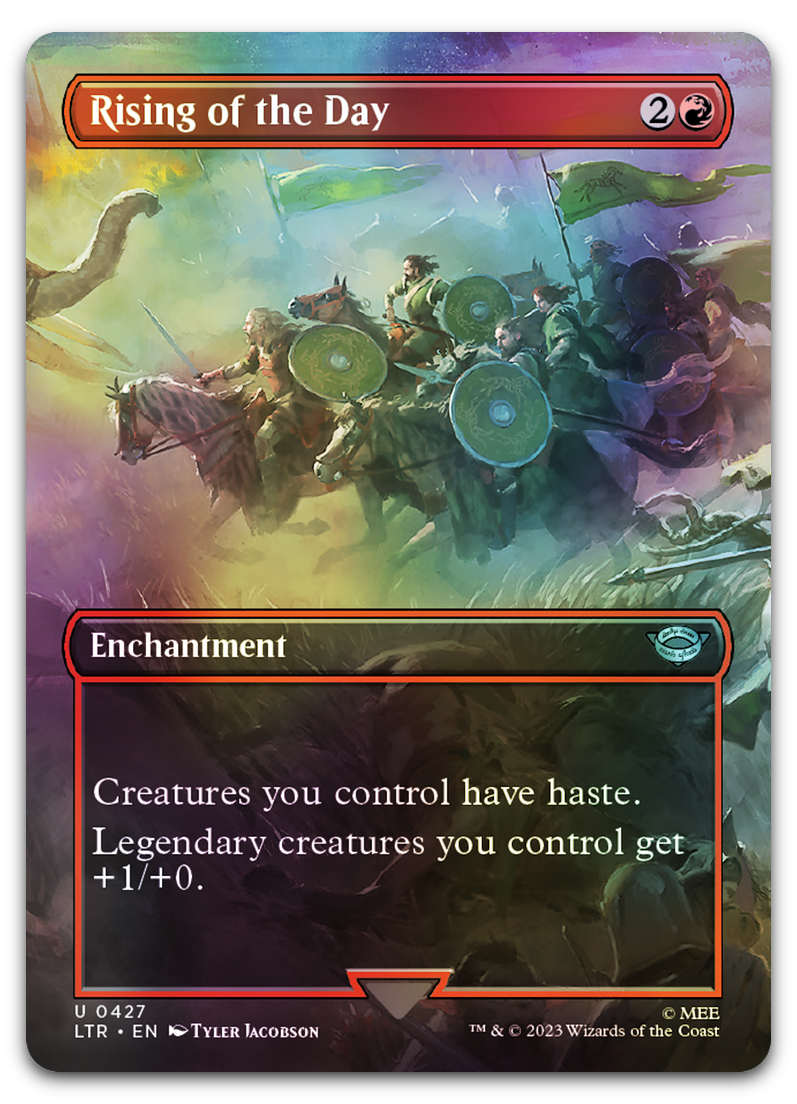 Rising of the Day (Borderless) (Universes Beyond: The Lord of the Rings: Tales of Middle-earth)