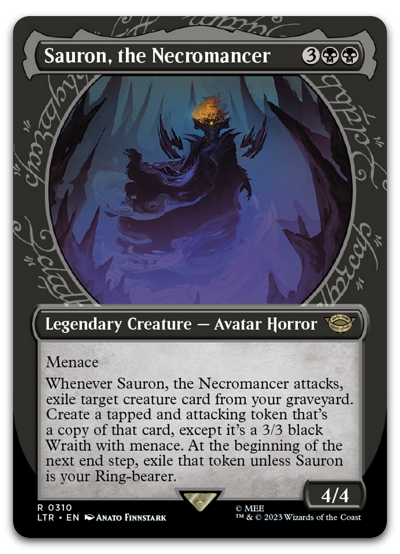 Sauron, the Necromancer (Showcase) (Universes Beyond: The Lord of the Rings: Tales of Middle-earth)