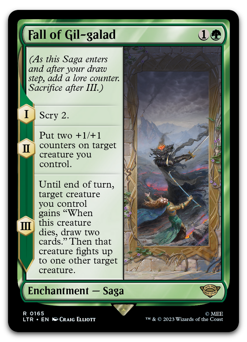 Fall of Gil-galad (Universes Beyond: The Lord of the Rings: Tales of Middle-earth)