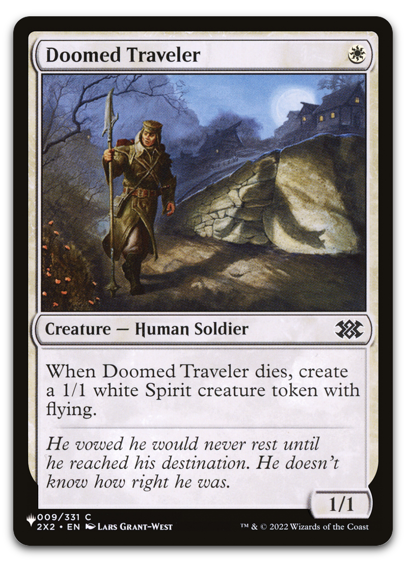 Doomed Traveler (2X2) (The List Reprints)