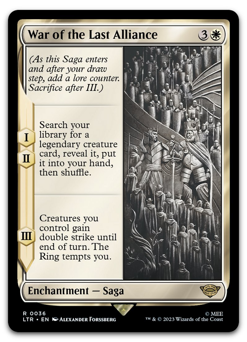 War of the Last Alliance (Universes Beyond: The Lord of the Rings: Tales of Middle-earth)