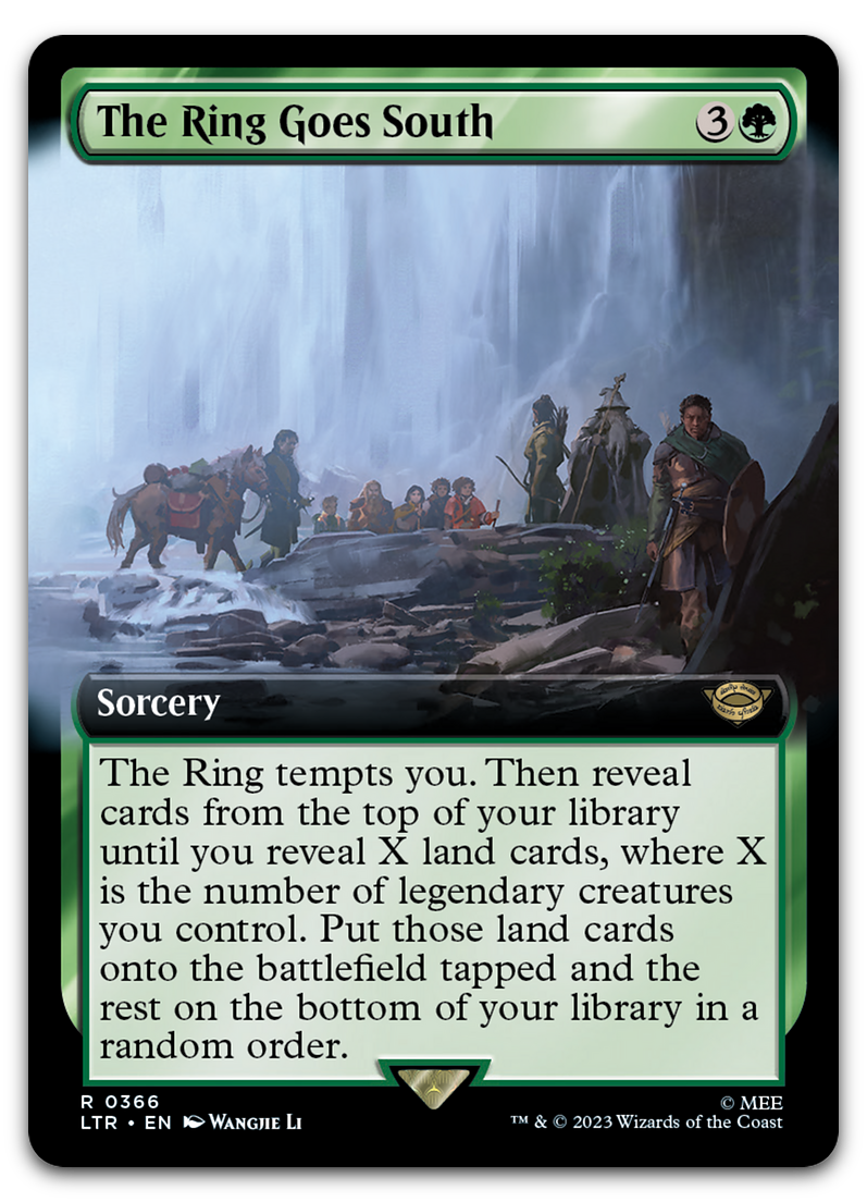 The Ring Goes South (Extended Art) (Universes Beyond: The Lord of the Rings: Tales of Middle-earth)