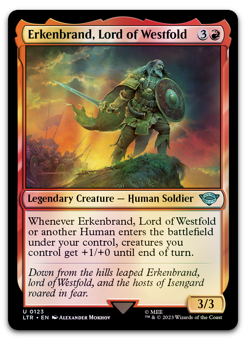 Erkenbrand, Lord of Westfold (Universes Beyond: The Lord of the Rings: Tales of Middle-earth)