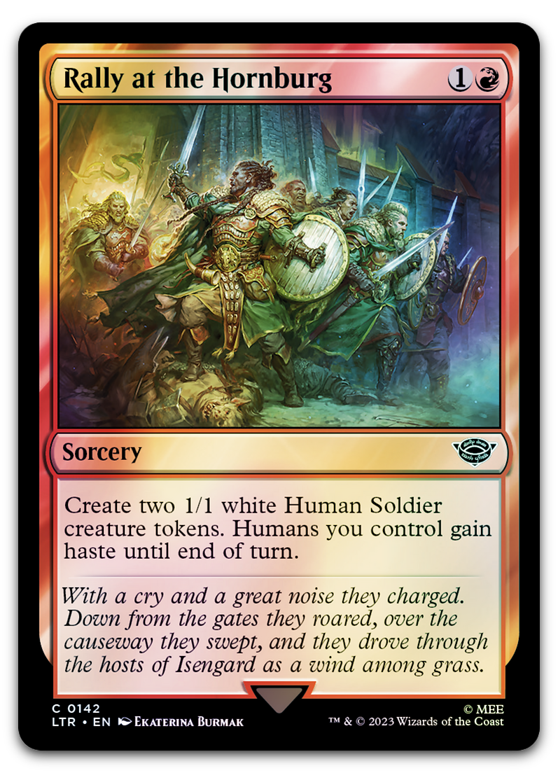 Rally at the Hornburg (Universes Beyond: The Lord of the Rings: Tales of Middle-earth)