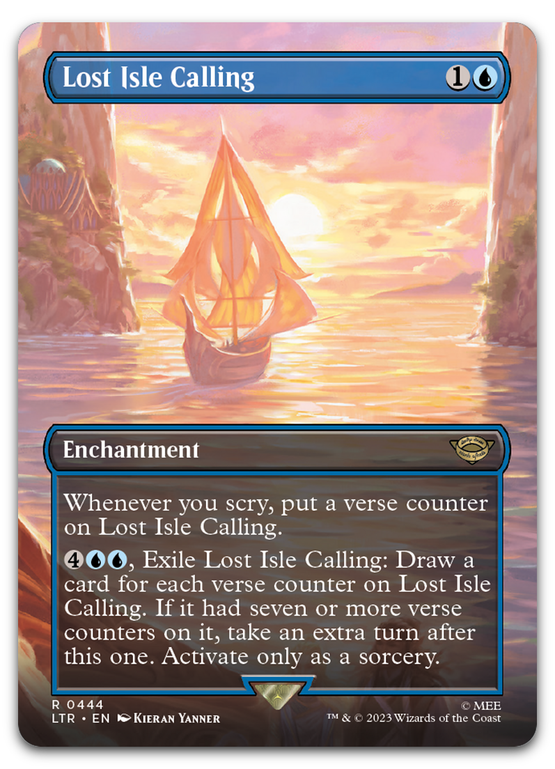 Lost Isle Calling (Borderless) (Universes Beyond: The Lord of the Rings: Tales of Middle-earth)