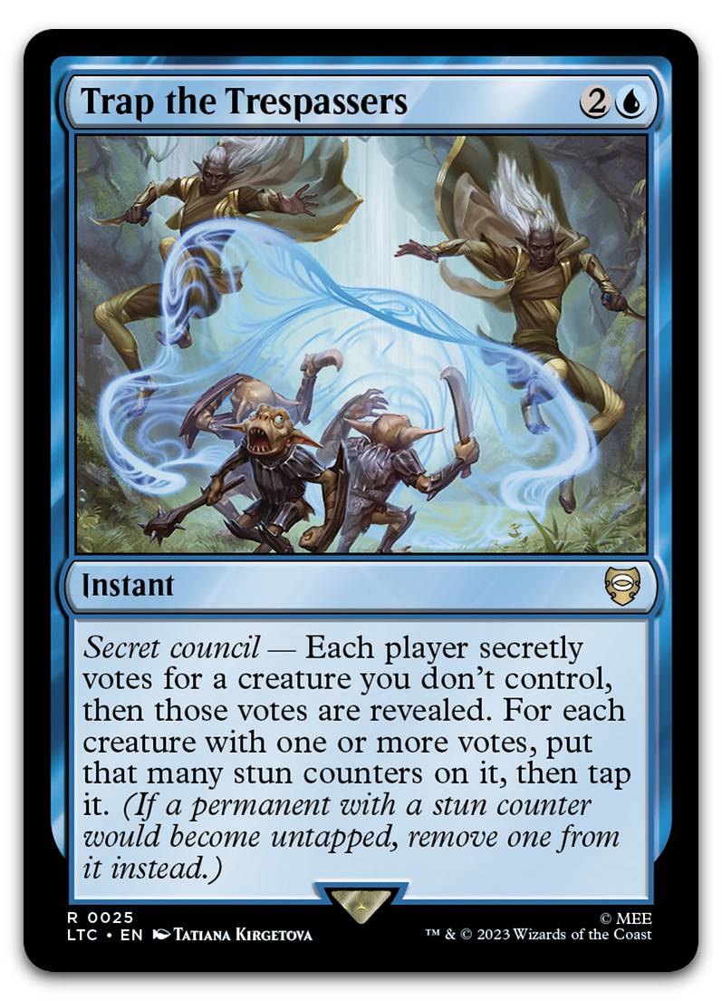 Trap the Trespassers (Commander: The Lord of the Rings: Tales of Middle-earth)