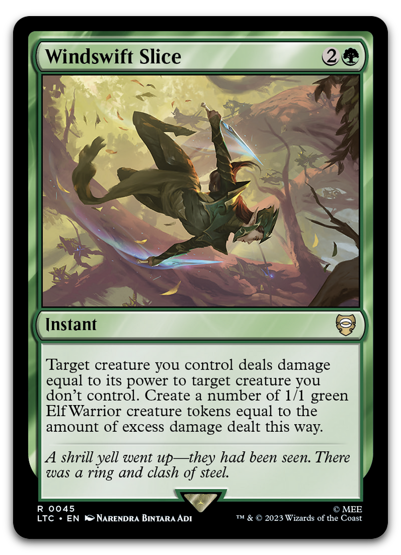 Windswift Slice (Commander: The Lord of the Rings: Tales of Middle-earth)