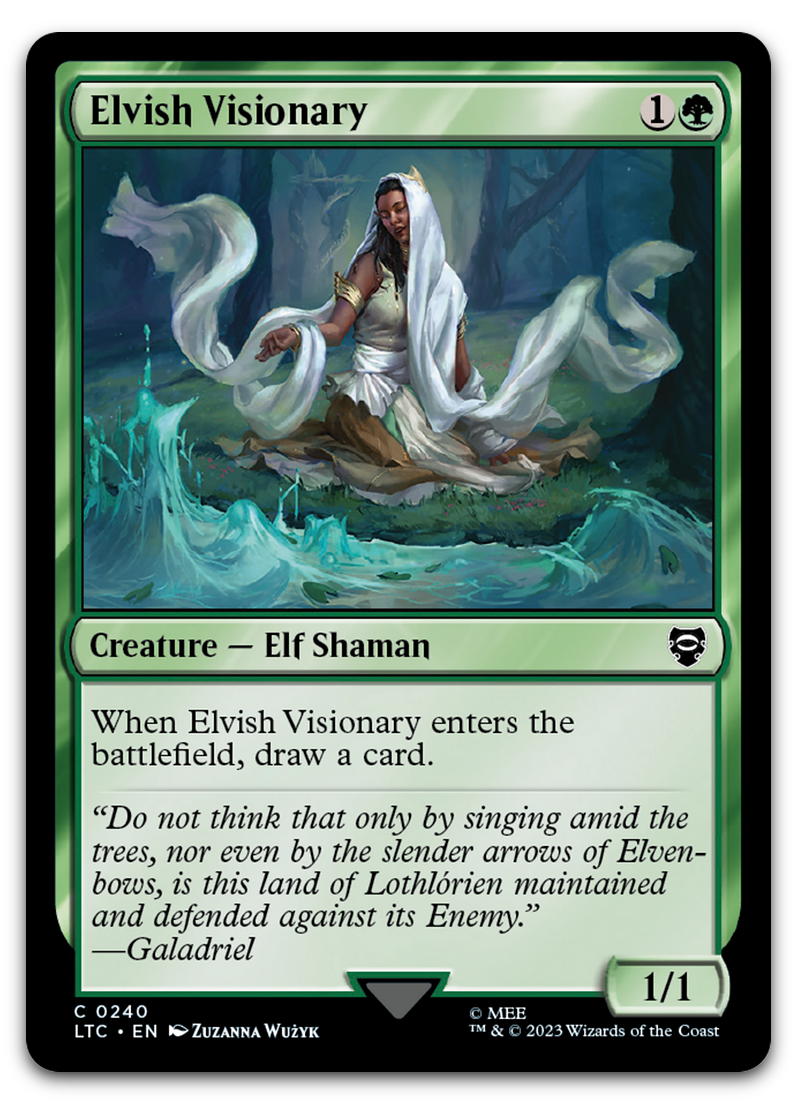Elvish Visionary (Commander: The Lord of the Rings: Tales of Middle-earth)