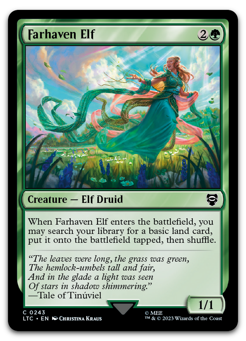 Farhaven Elf (Commander: The Lord of the Rings: Tales of Middle-earth)