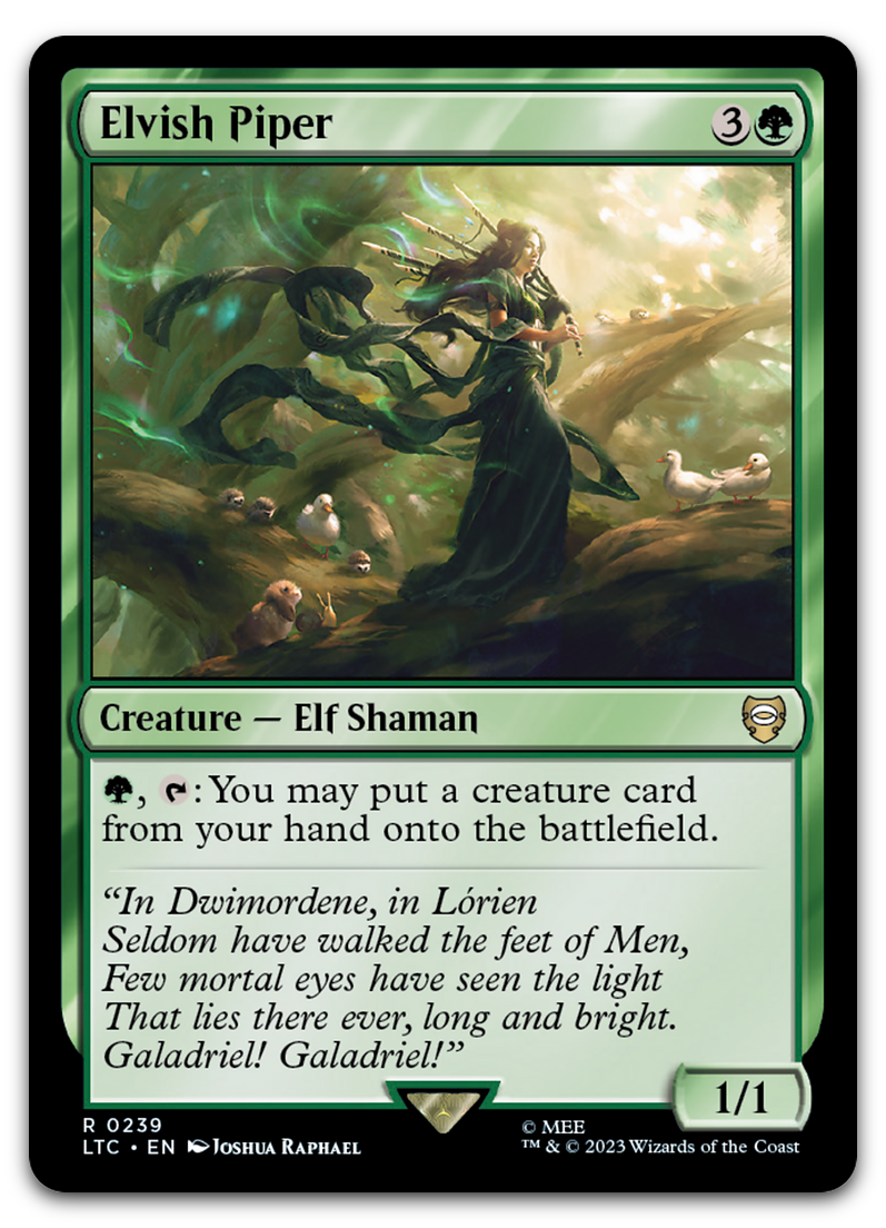 Elvish Piper (Commander: The Lord of the Rings: Tales of Middle-earth)