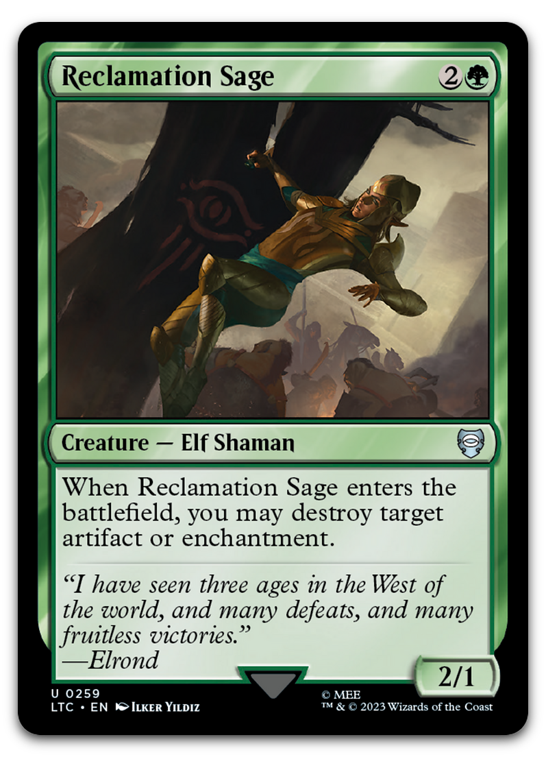 Reclamation Sage (Commander: The Lord of the Rings: Tales of Middle-earth)