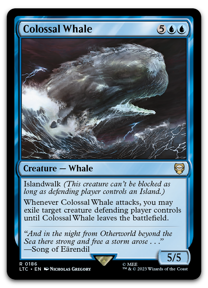 Colossal Whale (Commander: The Lord of the Rings: Tales of Middle-earth)