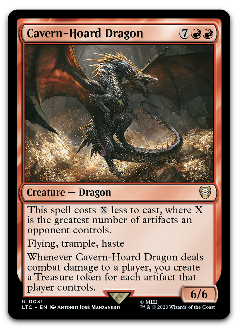 Cavern-Hoard Dragon (Commander: The Lord of the Rings: Tales of Middle-earth)