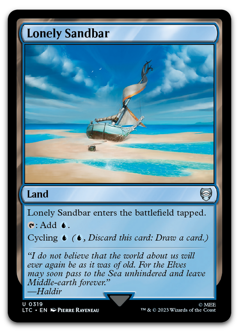 Lonely Sandbar (Commander: The Lord of the Rings: Tales of Middle-earth)