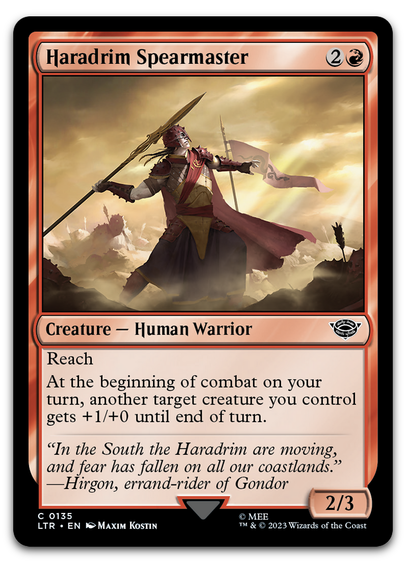 Haradrim Spearmaster (Universes Beyond: The Lord of the Rings: Tales of Middle-earth)