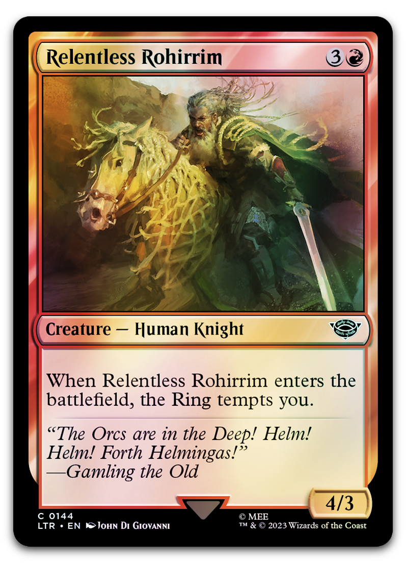 Relentless Rohirrim (Universes Beyond: The Lord of the Rings: Tales of Middle-earth)