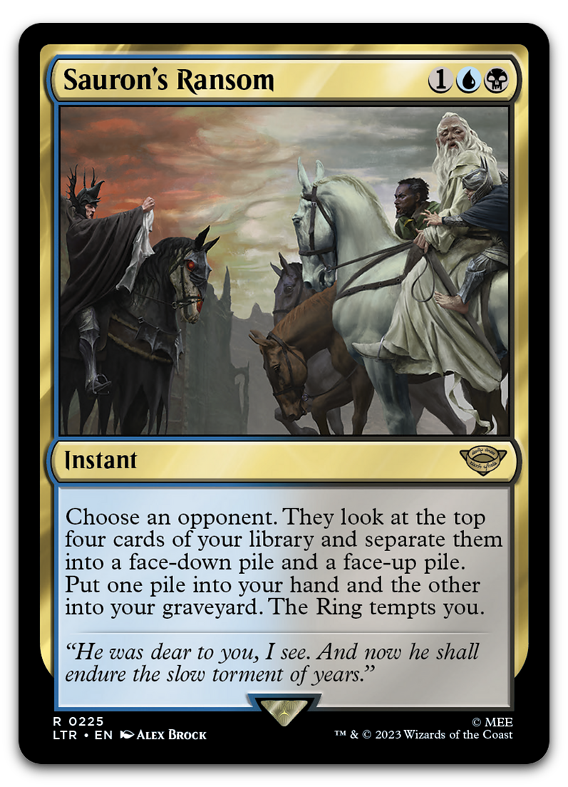 Sauron's Ransom (Universes Beyond: The Lord of the Rings: Tales of Middle-earth)