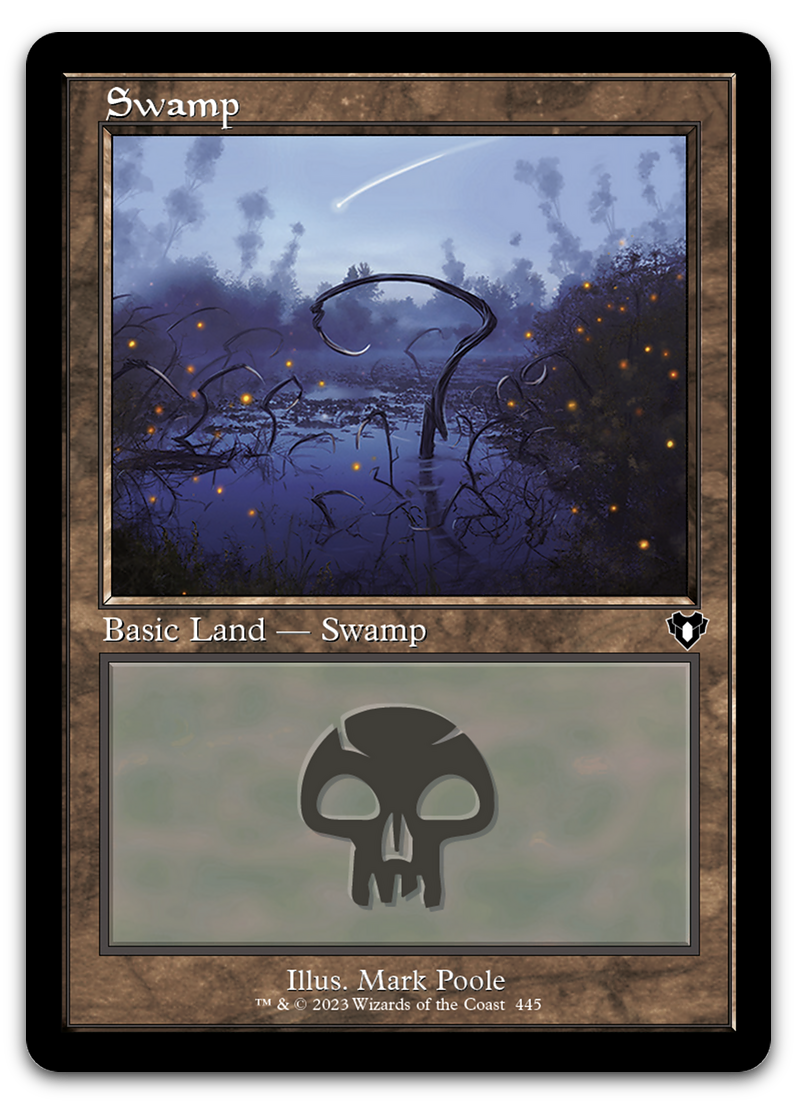 Swamp (445) (Retro Frame) (Commander Masters)