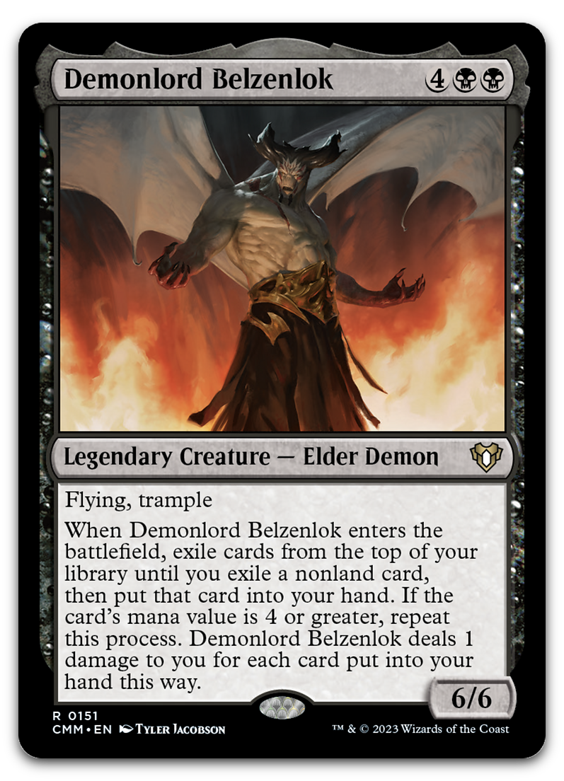 Demonlord Belzenlok (Commander Masters)