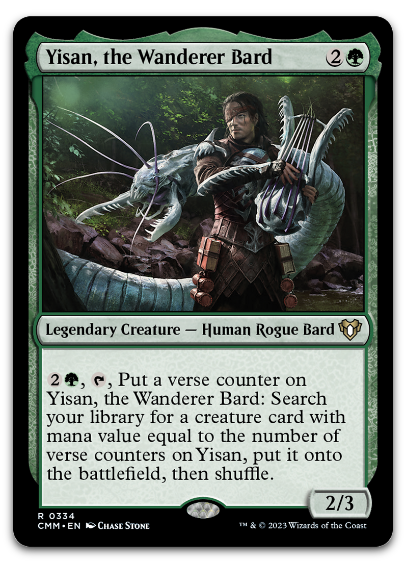 Yisan, the Wanderer Bard (Commander Masters)