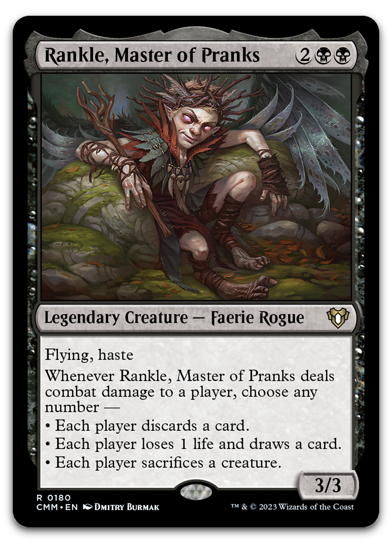 mtg commander masters card prices Rankle, Master of Pranks