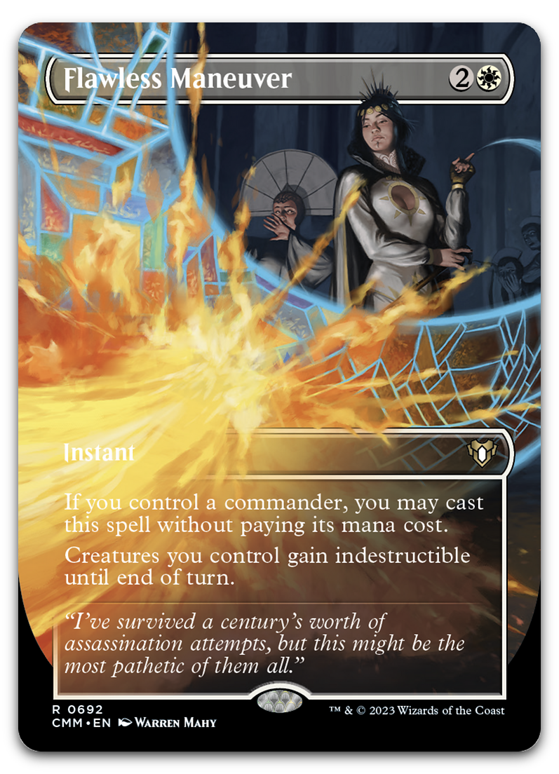 Flawless Maneuver (Borderless) (Commander Masters)