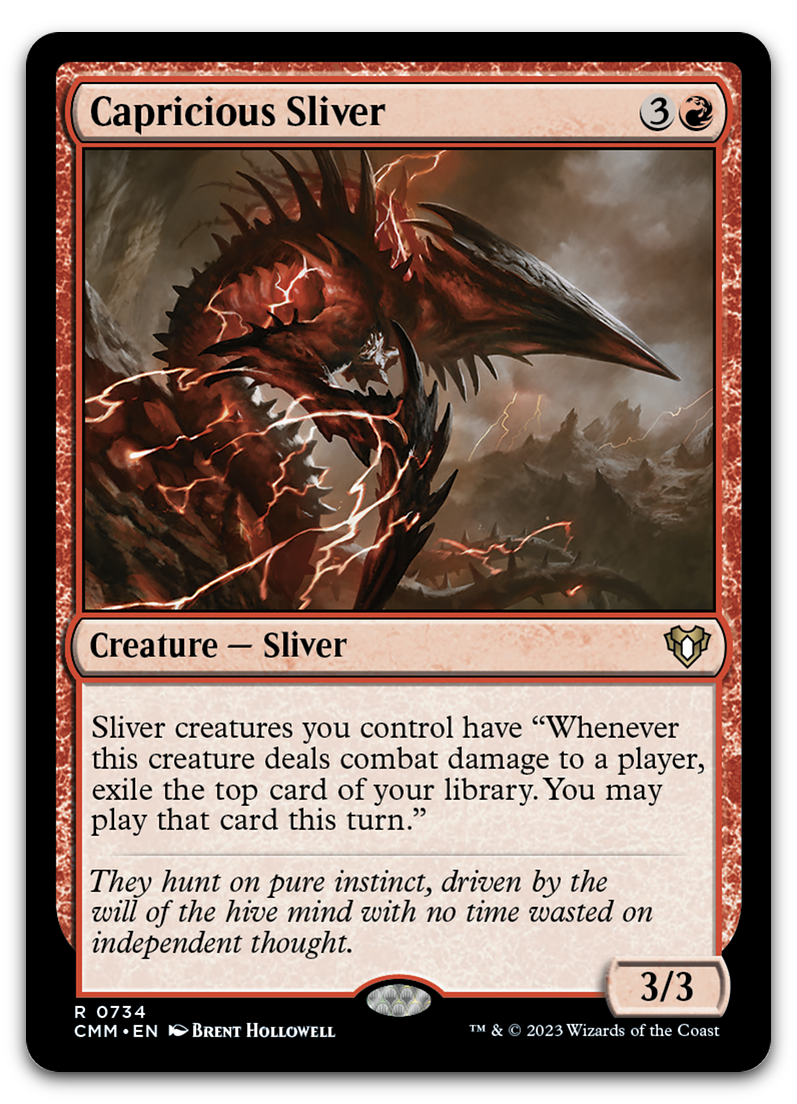 Capricious Sliver (Commander Masters)