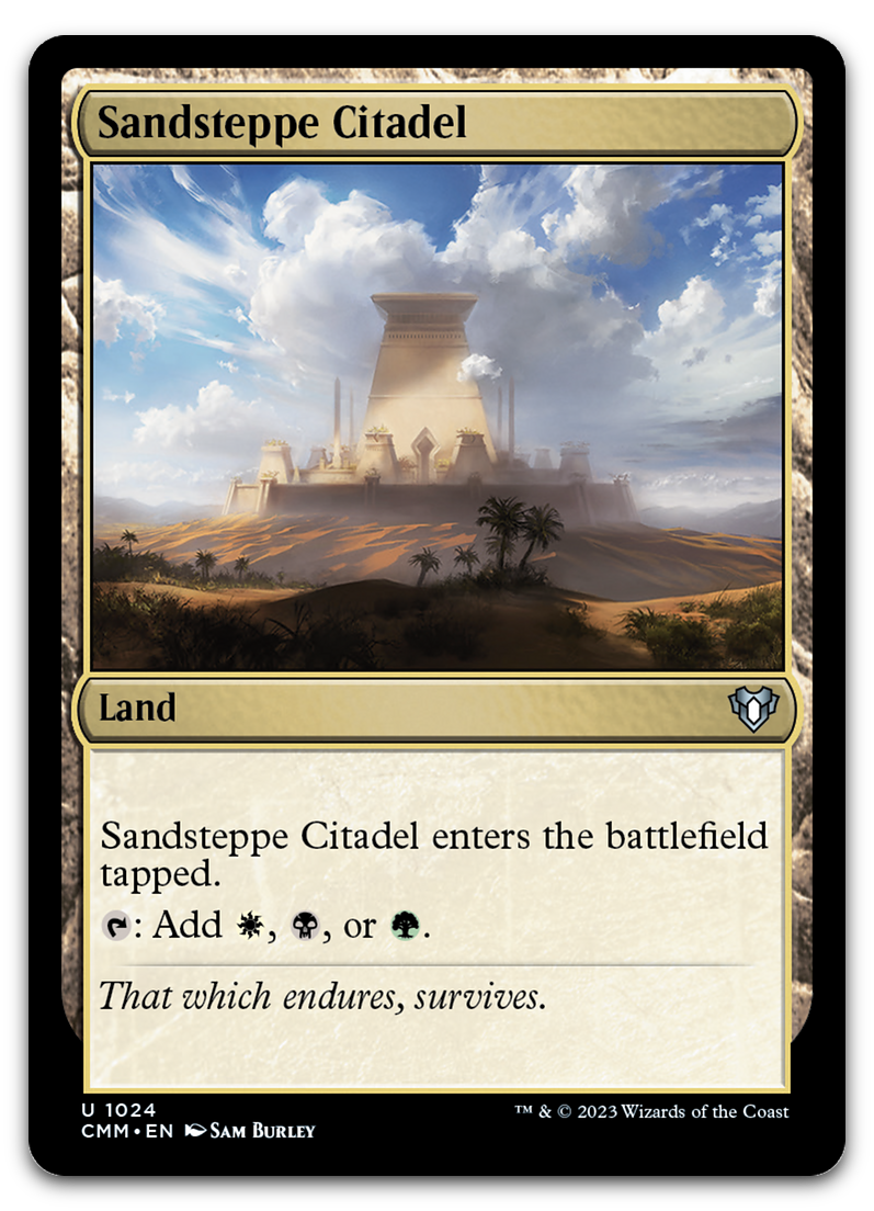 Sandsteppe Citadel (Commander Masters)